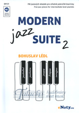 Modern Jazz Suite 2 + Audio Online / pět jazzových skladeb pro sólo klavír